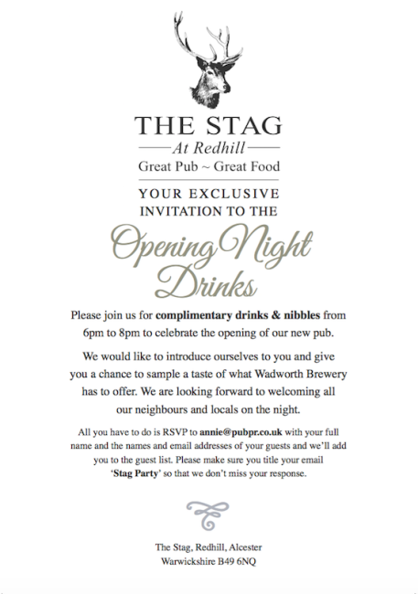The Stag Invitation